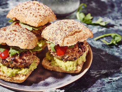 Black bean burgers