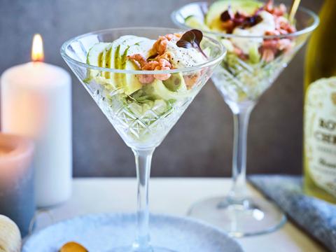 Garnalencocktail met avocado