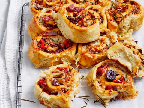 Pizzarolletjes uit de airfryer