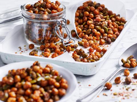 Pittige kikkererwten en bonen uit de airfryer