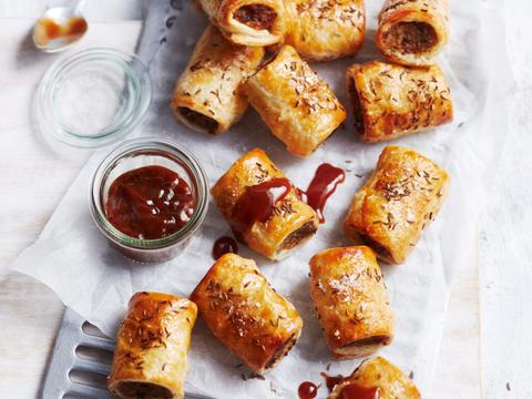 Worstenbroodjes uit de airfryer