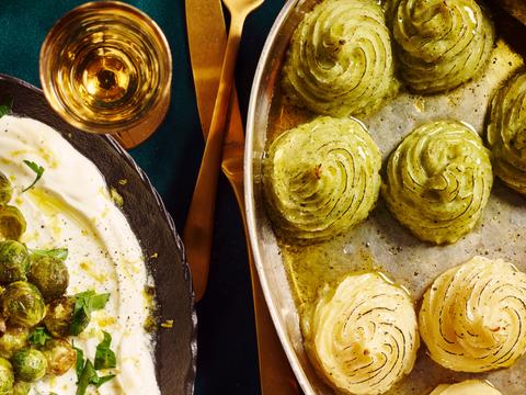 Pommes duchesse van knolselder