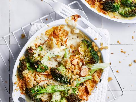 Broccoligratin uit de airfryer