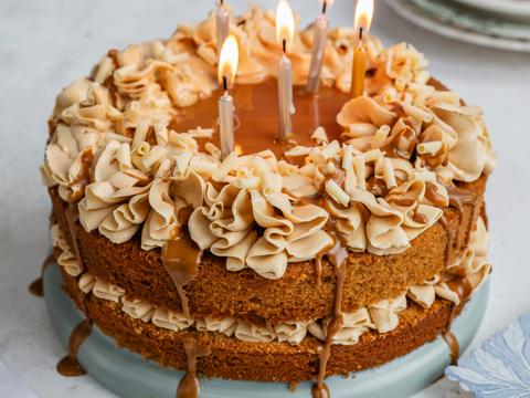 Laagjestaart met speculaas uit de airfryer