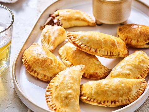 Empanadas met champignon-linzenvulling