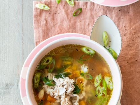 Bouillon met draadjeskip