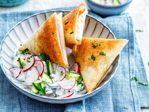 Samosa’s met raita