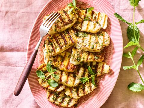 Gegrilde halloumi