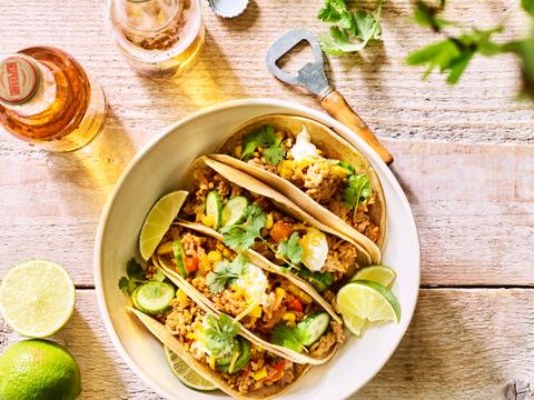 Snelle taco’s met kip