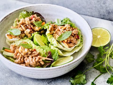 Thaise gehaktbootjes