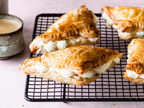 Appelflappen met vanilleroom