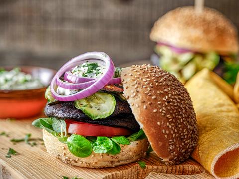 Portobelloburger 