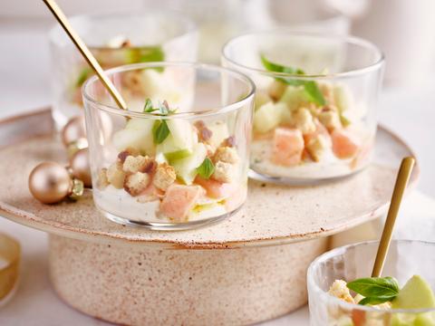 Zalmtartaar met appel