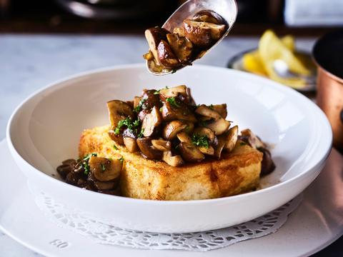 Toast champignon