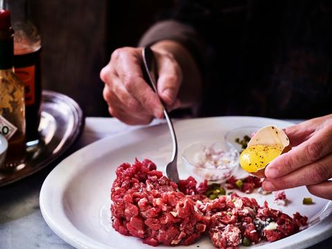 Steak tartaar du bistro
