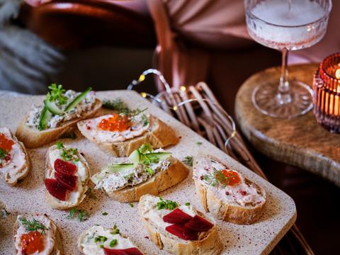 Winterse visbruschetta’s