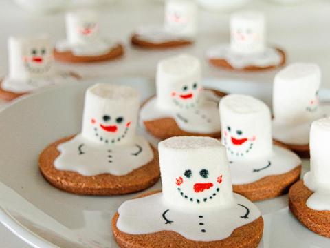 sneeuwmankoekjes om voor te smelten
