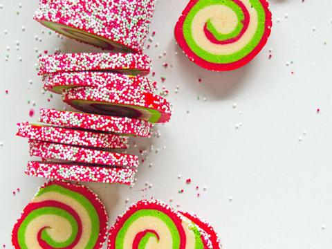 kerstige spiraalkoekjes