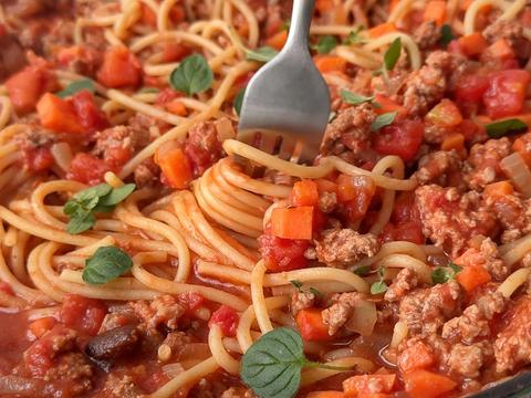 supersnelle spaghetti bolognese