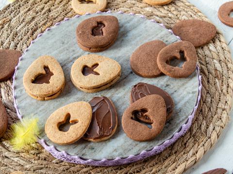 Dubbele chocoladekoekjes