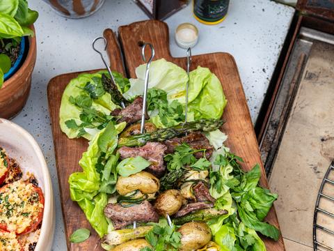 All-in-one brochette
