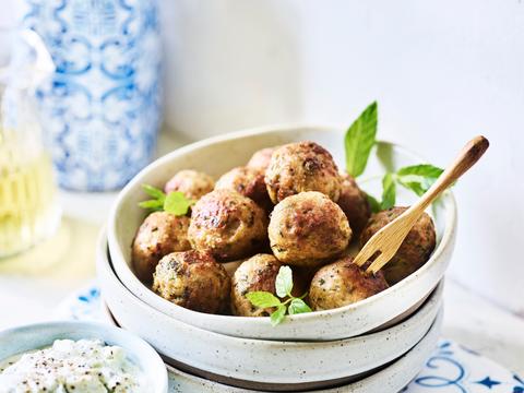 Keftedes met tzatziki