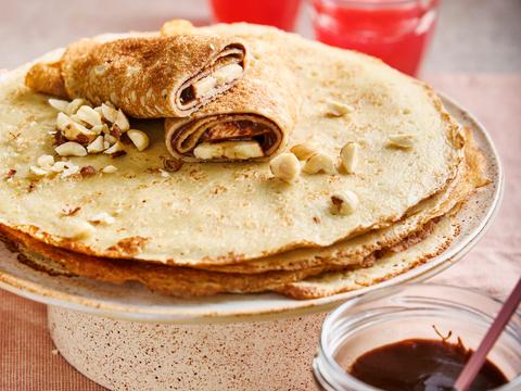 Pannenkoeken met chocopasta 