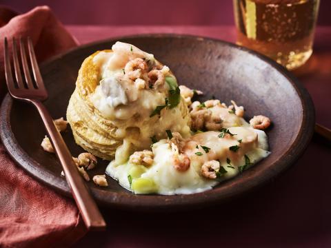 Vol-au-vent van vis