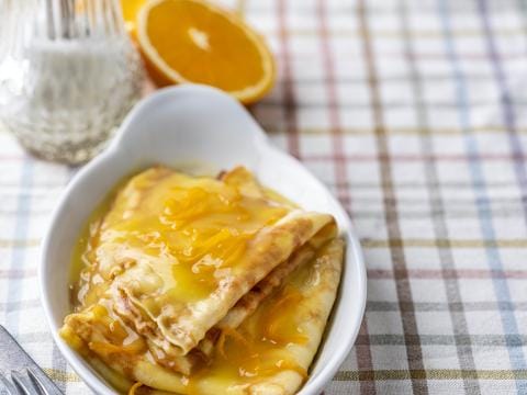 Klassieke crêpes Suzette