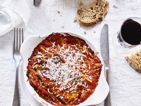 Lasagne alla norma