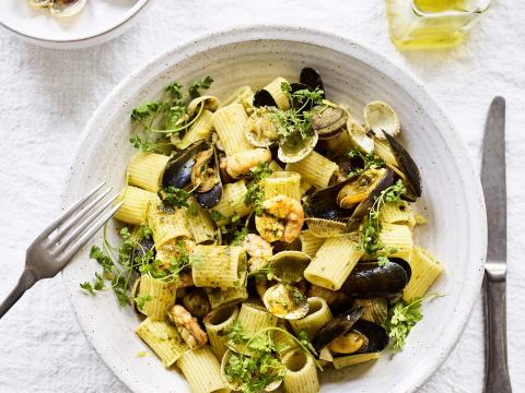 Paccheri frutti di mare