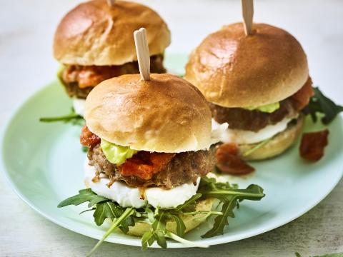 Italiaanse miniburgers met kalfsgehakt