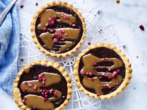 Tarteletjes met chocolade