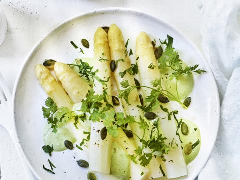 Asperges met peterseliemayonaise