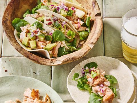 Minitaco’s met zalm