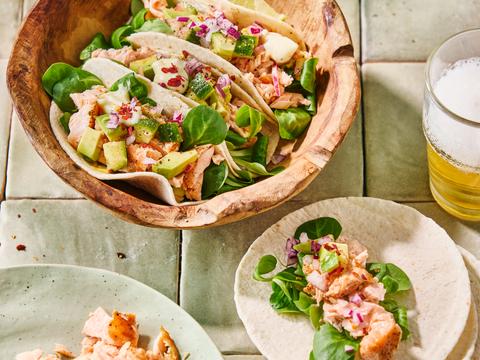 Minitaco’s met zalm