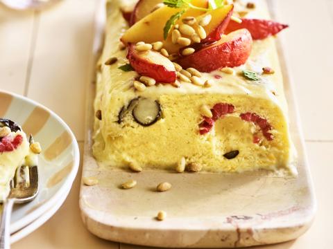 Semifreddo met lemoncurd en fruit