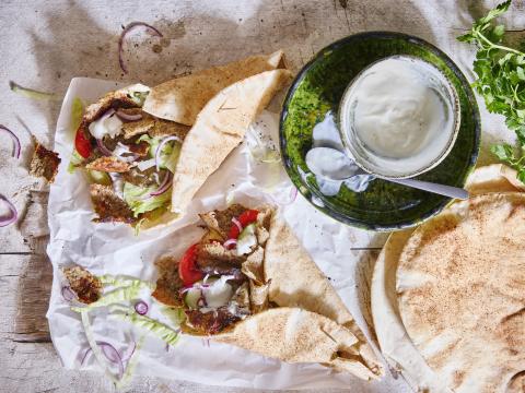 Homemade kebab