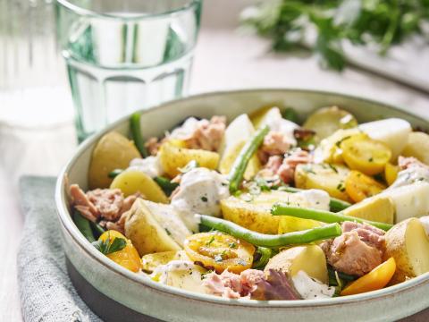 Salade niçoise met tonijn 