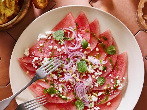 Watermeloencarpaccio_met_muntolie_en_feta