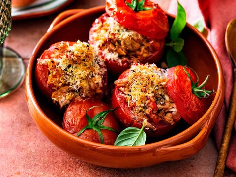 Gevulde tomaten met tonijn