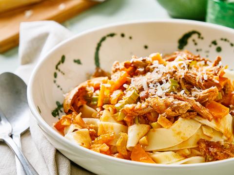 LIB 36 - stoofpotjes - Ragù van eend met tagliatelle