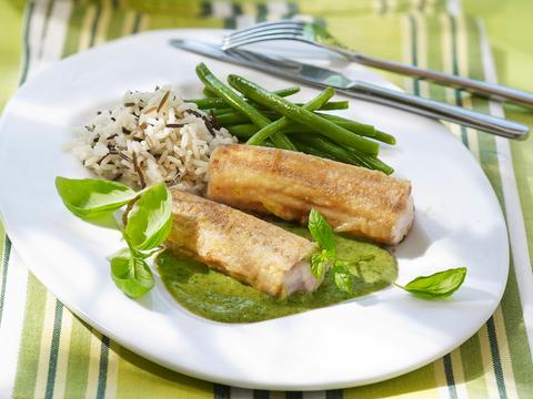 Hondshaai met salsa verde