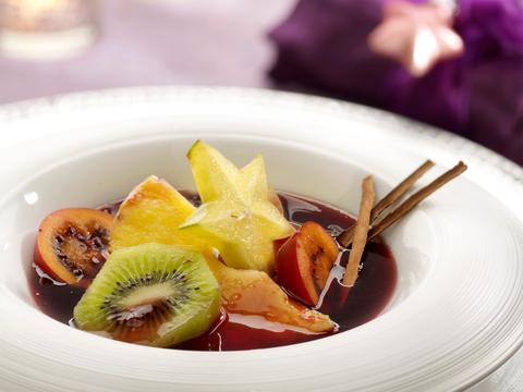 Exotische fruitsoep