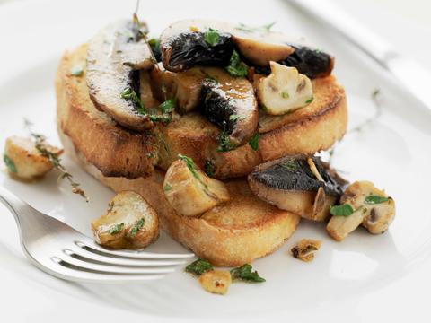 Toast champignons