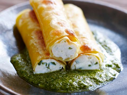 Cannelloni met spinazie
