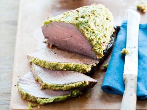 runderfilet met pistachekorst