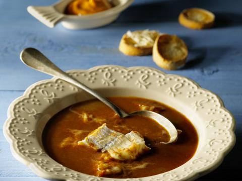 soupe de printemps au poisson