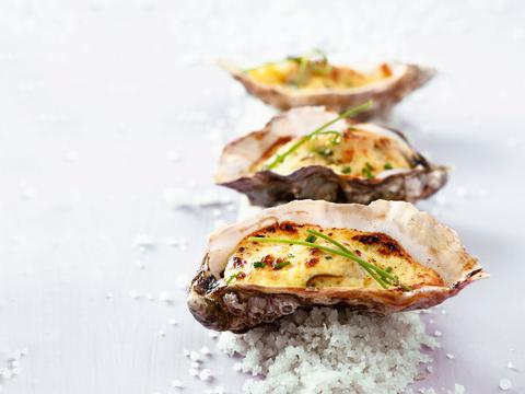 Gegratineerde oesters