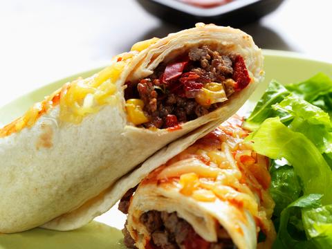 Burrito's met gehakt